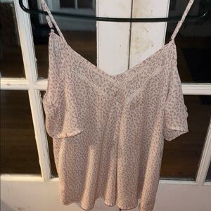Sienna Sky Pink Ruffled Camisole Top